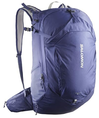 Salomon TRAILBLAZER 30 Versatile Hiking Pack, 30L Storage, Comfy Harness, Compression Straps for City and Outdoor Adventures