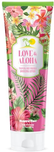 Supre Tan Love & Aloha Tropical Reef Friendly Bronzing Tanning Lotion 9.5oz