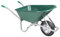 vidaXL Schubkarre Grün 90 L 150 kg Verzinkter Stahl und Kunststoff, Kunststoff-Schubkarre, Garten-Schubkarre, verzinkte Schubkarre