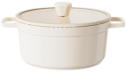 Forno Olandese Per Pane, Pentola Per Forno Olandese Con Coperchio Pentola Per Pane Antiaderente Da 5 Qt Con Coperchio Autocircolante Doppi Manici Pentole In Porcellana Smaltata Piano Cottura, Compati