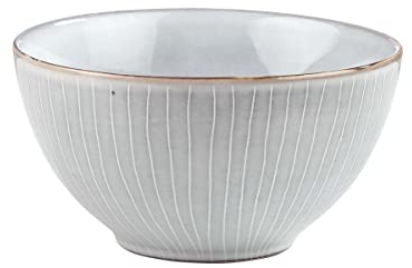 BUTLERS Schale 3390ml Keramik Geschirr -HENLEY- Bowl, Obstschale, Servierschale, Salatschüssel, Rührschüsseln | Landhaus skandinavischer Stil | Mikrowelle, spülmaschinenfest