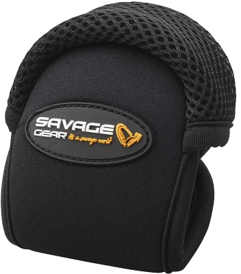 Savage Gear Baitcaster Cover - Rollentasche für Multirollen, Rollencover für Raubfischrollen, Schutztasche für Rollen