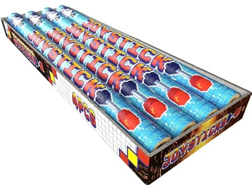 Lesli Silvesterzauber Joystick Gold & Silberregen Jugendsortiment/Feuerwerk 12 Stück 3 x 4er Beutel von AKTIVHANDEL