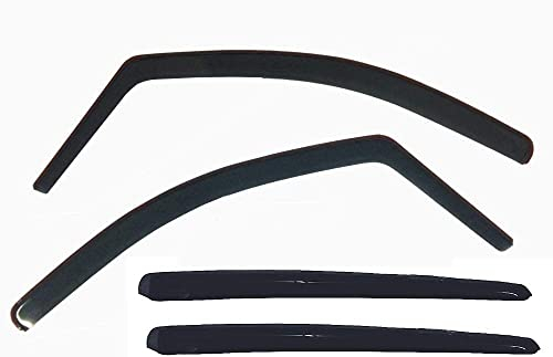 AC WOW 4x Rain Wind Deflectors for Dacia DUSTER II 2017 2018 2019 2020 2021 2022 2023