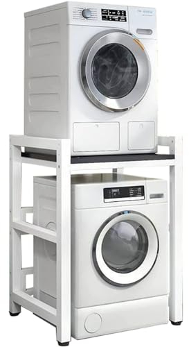 COYEUX Height Adjustable Dryer Stand, Stacking Kit Adjustable Stand, with 400KG Load Capacity, Over Washer Storage Unit For Laundry