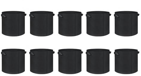 Sacchetti per Coltivazione da 5 Galloni Sacco per Piantare Alberi Sacco per Piantare Piante da Giardino Sacco per Piantare Patate Dolci Sacco per Crescita di Piante in Tessuto