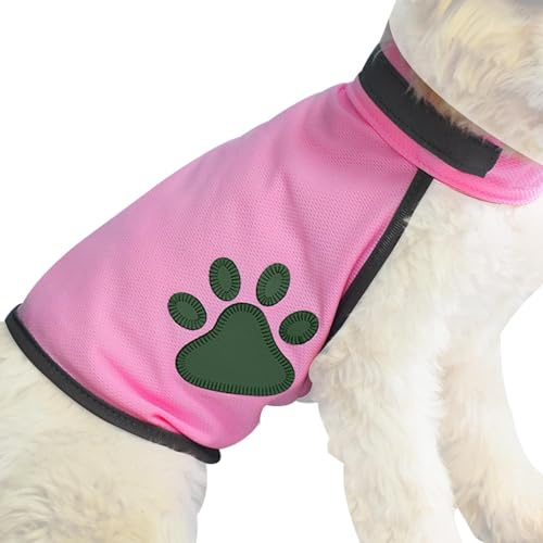 Chaleco reflectante para perros, chaleco para perros, chaleco ajustable de alta visibilidad, chaleco suave, cómodo, transpirable, chaleco reflectante para actividades al aire libre