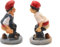 Z1 mk2 x statuette di presepe catalane, 6,5 cm, set di 2 pastori tradizionali, statuette decorative. l'uomo che fa la cacca. figurina cagando. Scena di Natività. Trova la figura natalizia.