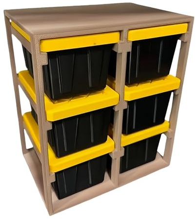 Generisch Scatola di smistamento per viti, organizer impilabile 3D, per attrezzi, artigianato, garage, gioielli, da cucito, ufficio