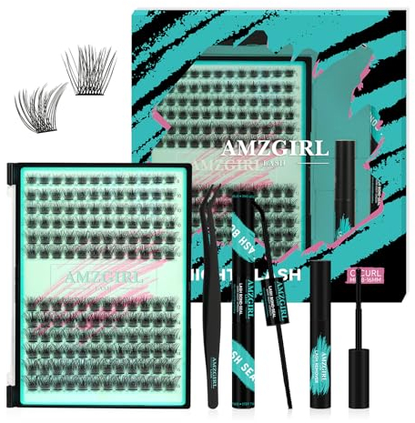 Midnight Kit d'Extension de Cils Diy,144 pcs Kit d'Extension de Cils Lash Bond Et Seal,Dissolvant et Applicateur de Colle à Cils pour Kit De Faux Cils Individuels(C-Mix 8-16mm Kit)