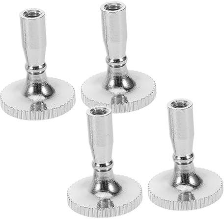 NUOBESTY 4Pcs Lamp Switch Knob Replacement for Floor Table Wall Lamps Copper Light Socket Knobs for Standard Lamp Switch Replacement Durable Lamp Parts