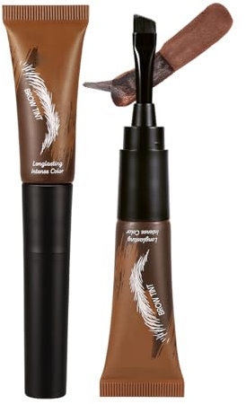 Tinte para Cejas | Color de Cejas Antimarcas y Duradero - Tinte Semipermante - Cosméticos Belleza Diario Hombre y Mujer