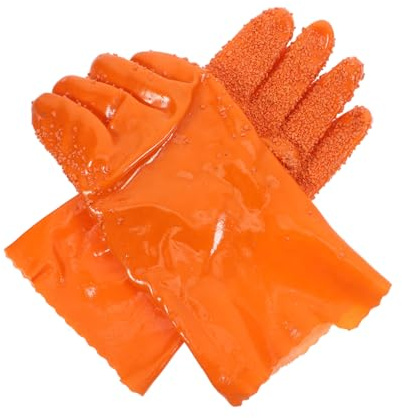 SHINEOFI Schälhandschuhe Kartoffel Gemüse Peelinghandschuhe rutschfest Schutz Handschuhe Einsetzbar Küchenhandschuhe für Obst und Gemüse Schälhilfe Zufällige Farbe