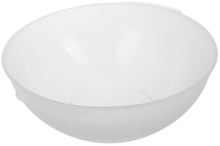 Tofficu Bassine de Lavage Visage 21 Cm en Plastique Transparent avec Poignée, Lavabo Rond Multifonction pour Soins Beauté, Usage Professionnel et Domestique, Outil Portable pour Nettoyage