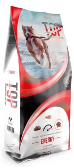 Dagel Mangimi - Top Energy - A Alimento completo per il mantenimento di cani adulti con fabbisogno energetico elevato. Ricco di agnello, 1 confezione da 20 kg