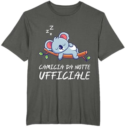 Camicia da notte ufficiale Pigiama Koala Maglietta