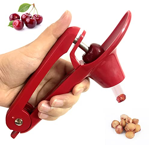 Tenlary Cherry Pitter 7-in-1 Push Button Cherry Core Pitter Tool kitchen