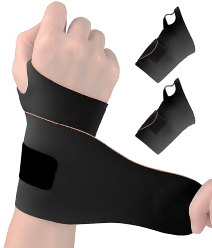 Ulnar Wrist Brace (2PCS), Wrist Wrap Support for Carpal Tunnel Pain Relief
