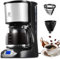 SUPERLEX Filter Coffee Machine with Timer, Drip Coffee Maker 1.5L, Programmable Cafe with Keep-warm function, Anti-Drip, Washable Filter