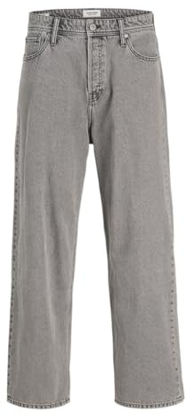 JACK & JONES Mens Jjialex Jjoriginal Sq 852 Noos Jnr, Grey Denim, 176 UK