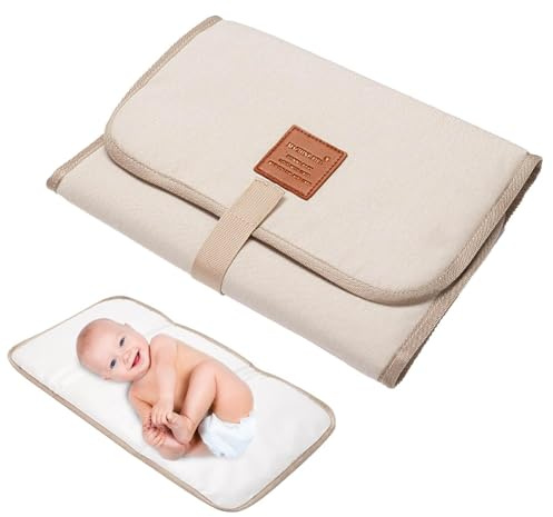 Tapis A Langer De Voyage Bebe - Baby Matelas À Langer Portable, Pliable Matelas A Langer De Voyage, Matelas À Langer Imperméable Et Antitache, Leger & Compact, Pour Maison Extérieur Voyage
