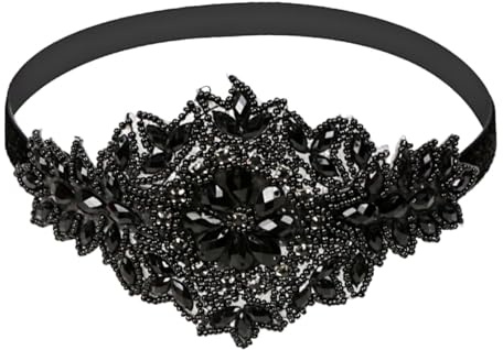 VILLCASE Bandeau Fascinateur en pour Femmes, Accessoire Coiffure Élégant pour Bals et Soirées Dansantes