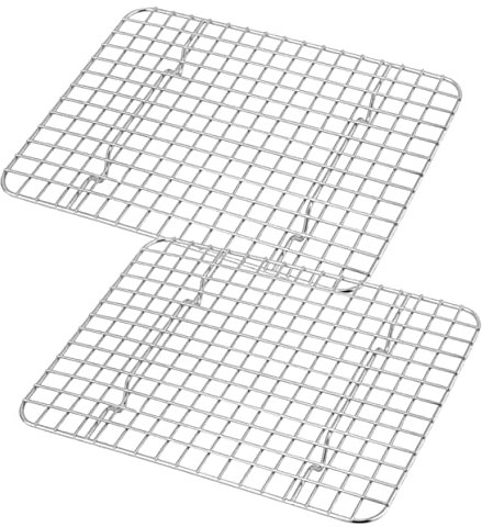 ABOOFAN 2 Stück Multifunktionale Backgestelle Aus Edelstahl Praktische Brotregale Für Die Küche Ideal Zum Abkühlen Und Präsentieren Von Gebäck Platzsparend Und Langlebig