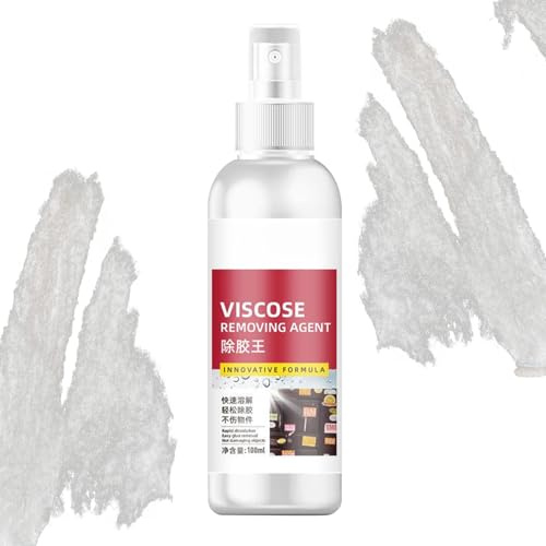 Pruojhw Rimuovente Adesivo | 100ml Liquido per la Sgommatura del Nastro Adesivo,Rimuovi Residui Appiccicosi,Per Auto, Parete, Unghia, Vernice, Pelle, Capelli, Extension, Ciglia, Colla, Finestra,