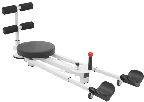 Spagattrainer | Divisore per gambe | Estensore per gambe | Regolabile da 0 a 180° | Regolabile in 5 posizioni | Fino a 150 kg | Pieghevole | per yoga, danza, fitness (nero, bianco)