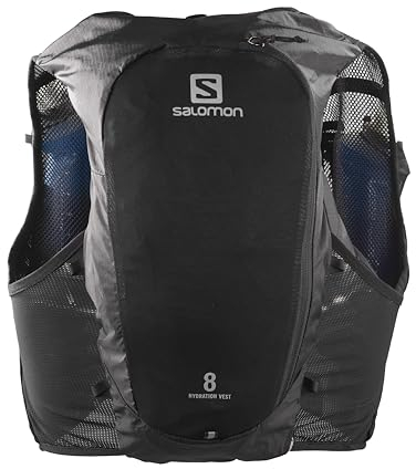 Salomon Adv Hydra Vest 8 Unisex Hydration Vest Trail running Hiking, Comfort and Stability, Quick Access to Hydration, and Simplicity