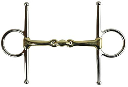 AK AKRS-2609 Mors à joues avec pastilles doubles articulées en argent allemand 12 cm