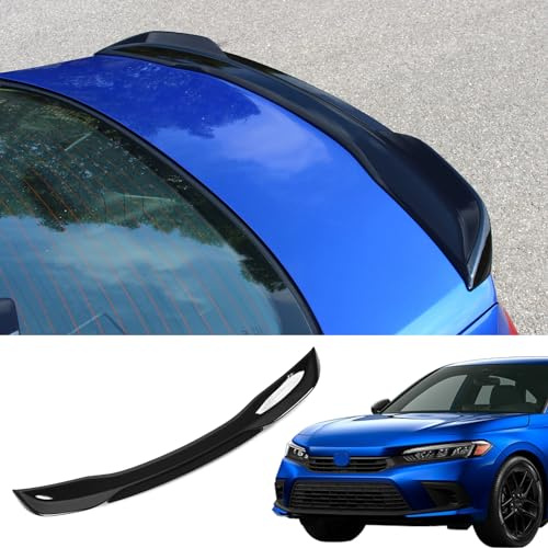 Maxzina Spoiler Wing Compatible with 2022-2025 2026 Honda Civic Sedan Spoiler Trunk Rear Spoiler Wing Lip for Honda Civic Sedan Accessories (Glossy Black)