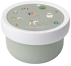 Mepal - Obstbox Campus - Snackbox für Kinder - Spülmaschinen- und mikrowellenfest - BPA-frei - 300 ml - Little Farm