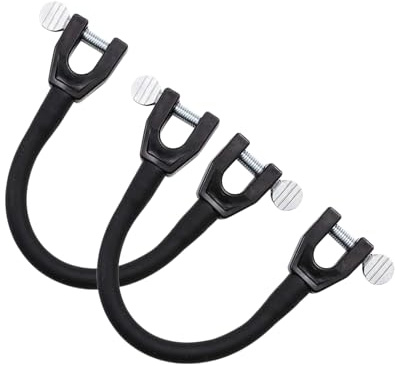 2PCS Ski Tip Connector Trainer Ski Clips for Kids EOHMAK Snowboard Connector Ski Clips Connectors for Beginners Skiing Training and Speed Control Ski Tip Wedge Aid Skiing Equipment (Black)