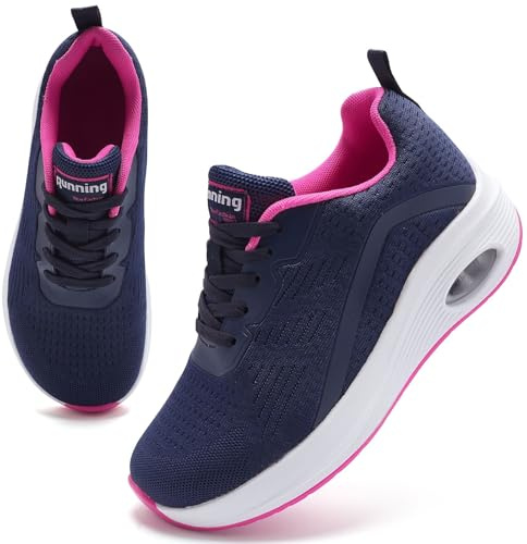 Wide Fit Trainers for Women Arch Support Plantar Fasciitis Orthopedic Shoes Comfortable Mesh Breathable Sneakers