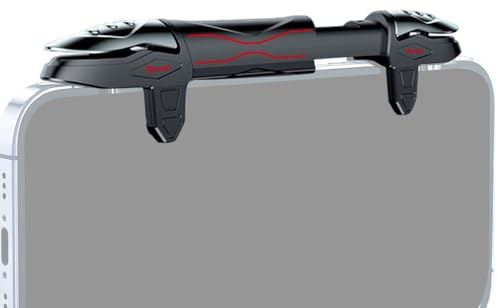 Trigger mobile – Controller in metallo a ritardo zero, potenziatore di gioco per telefono, controller per presa dello schermo, di gioco mobile con risposta immediata, grilletto ergonomico [video game]