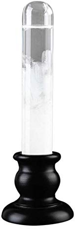 Sturmglas zur Wettervorhersage - Retro Kerzenhalter Sturmglas - Wetterglas Storm Glass Kristall Kreative Wetterstation Wetter Prognose - Dekoratives Barometer für Geburtstag Weihnachten Geschenk