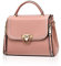 NICOLE & DORIS Damen Handtaschen Klein Tasche Elegante Frauen Umhängetasche Designer Schultertaschen PU Leder Messenger Bag Tragetasche Damen mit Abnehmbar Schultergurt Rosa