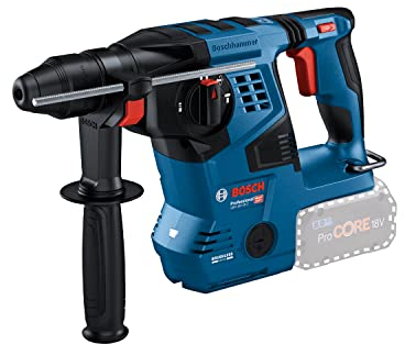 Bosch Professional 18V System GBH 18V-28 C - Martillo perforador a batería (3,3 J, Ø máx. 28 mm, SDS plus, Vibration Control, KickBack Control)