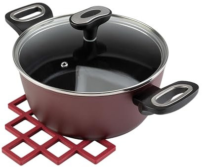 Jata Hogar HACC4546 - Salvamanteles de Silicona. Imantado. Resistente al Calor hasta 230 °C. 20 x 20 cm. Soporte magnético para ollas, sartenes, cacerolas, … Antideslizante. Flexible. Fácil Limpieza