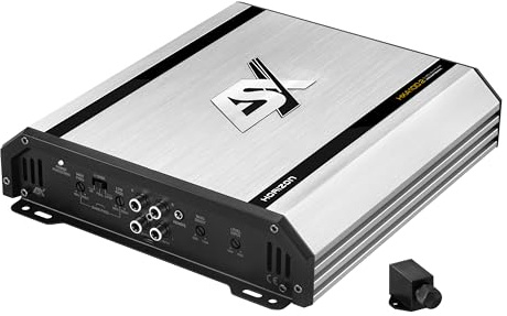 ESX HXA100.2 - Amplificatore classe A/B a 2 canali con 440 W max | telecomando per bassi incluso | serie Horizon