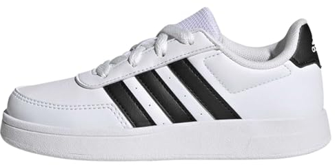 adidas Breaknet Lifestyle Court Lace Shoes Tennisschuhe, Cloud White/Core Black/Core Black, 34 EU