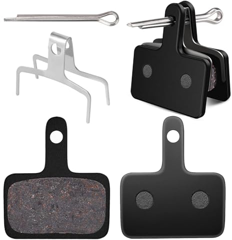 Fahrrad Bremsbeläge,2 Sets Bremsbeläge Fahrrad,Bremsbeläge,Bike Beläge,Bremsbelag,Scheibenbremsbeläge,Universal Langlebige Organische Beläge,Harz Halbmetall Mountainbike Scheibenbremse Fahrrad Unisex