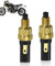 2Pcs 6mm Brake Tail Light Switch Plug for Motorcycle Scooter Copper Shell Motorcycle Brake Lights Tail Lights Front and Rear Brake Switch Plugs Compatible with Aprilia 37x11mm