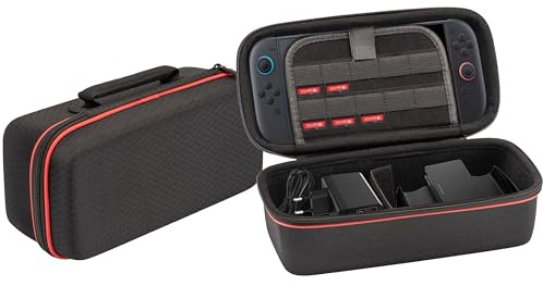 Subsonic – Etui pour Nintendo Switch 2 - Housse de Protection Switch 2 avec Coque Anti-Chocs – Grande Sacoche de Transport et de Rangement Format XL pour Console, Jeux et Accessoires Switch 2
