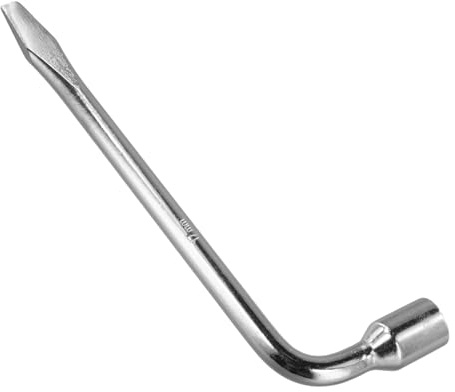 Llave de tuerca de rueda resistente de 17/19/21 mm con mango extensible para reparación de neumáticos de automóviles y camiones, plata (3 piezas)