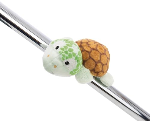 MagNICI 63063 - Tortuga 12 cm, Verde, Peluche con imán, Peluche para frigorífico, Pizarra, Metal y Mucho más, para Regalar