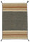 carpetfine Flachgewebeteppich Kelim Azizi Grün 160x230 cm | Moderner Teppich für Wohn- und Schlafzimmer