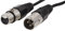 Pro Signal Mikrofonkabel, XLR-Stecker auf XLR-Buchse, 20 m, Nickel