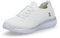 Rieker Damen Low-Top Sneaker M5074, Frauen Halbschuhe,Strassenschuhe,Sportschuhe,Freizeitschuhe,Turnschuhe,Laufschuhe,Weiss (80),42 EU / 8 UK